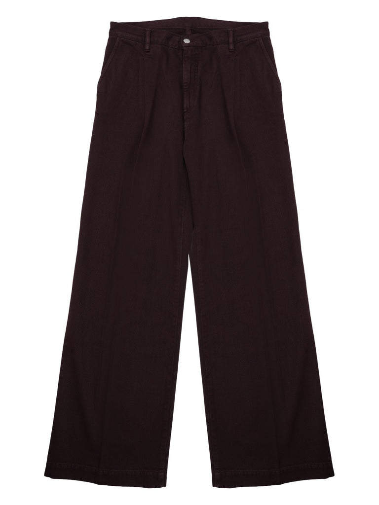 JEANS AMPIO IN COTONE