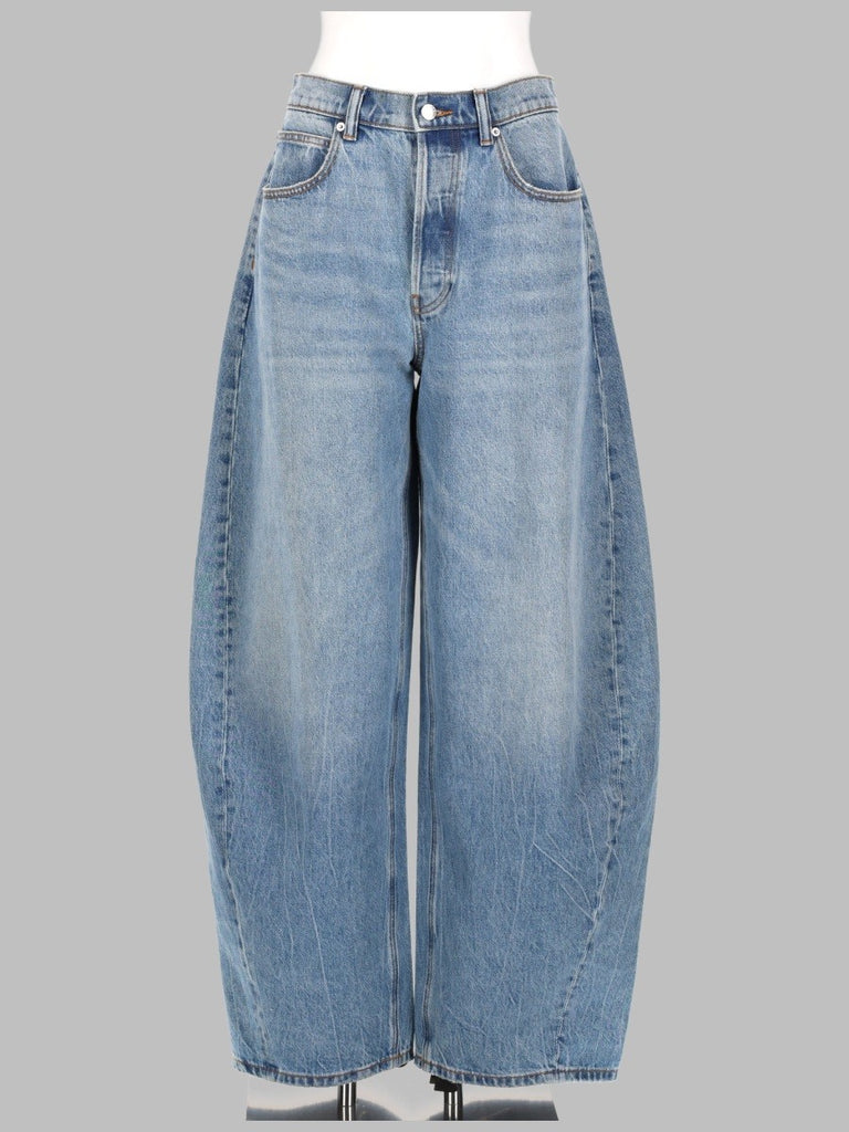 JEANS "BLOW UP" CON LOGO IN STRASS