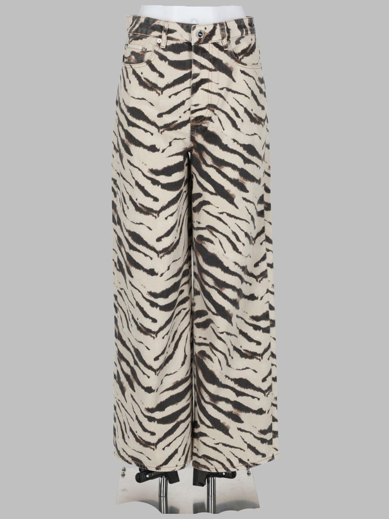 JEANS CON STAMPA ANIMALIER