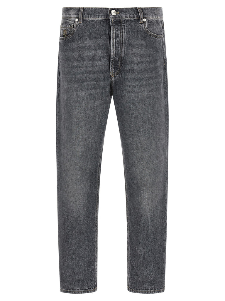 Jeans denim Greyscale