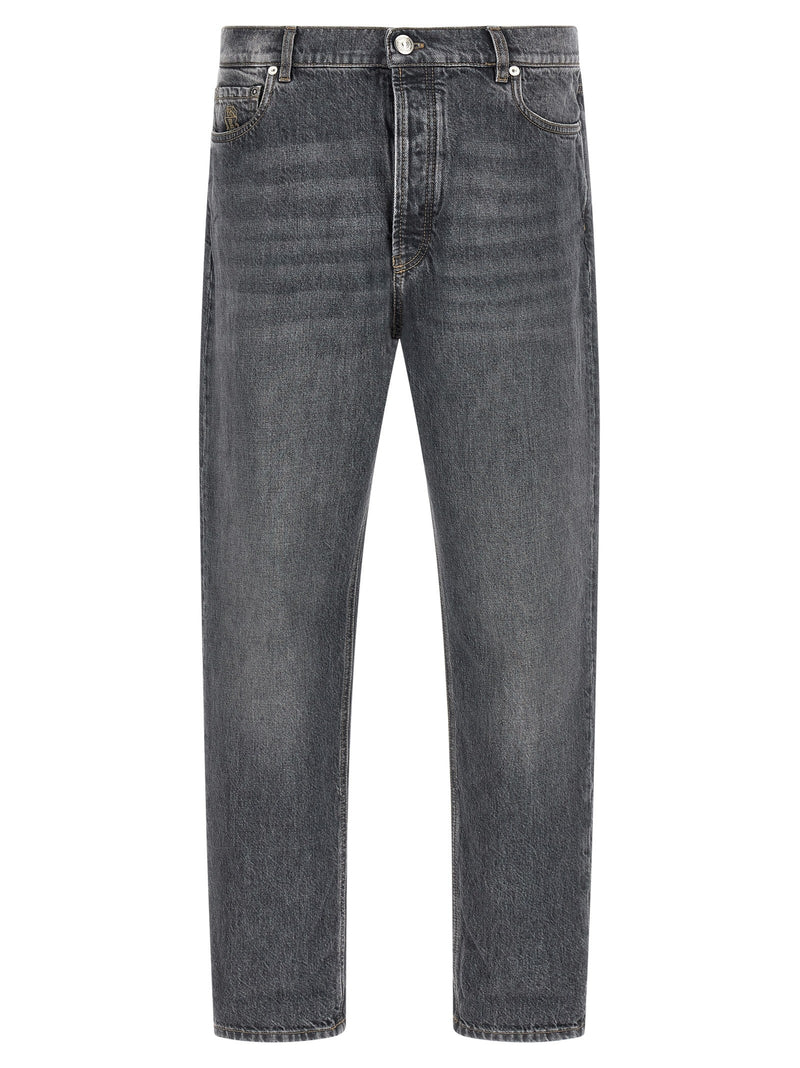 Jeans denim Greyscale