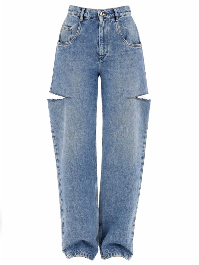 JEANS WITH CUT OUT DETAIL