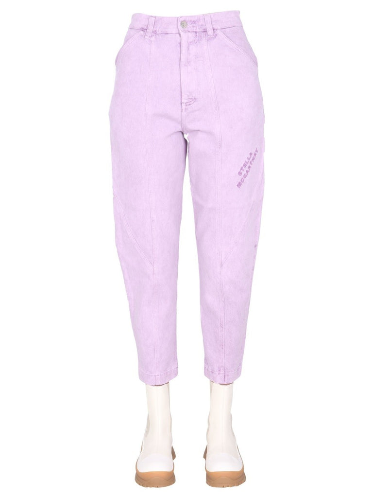JEANS WITH EMBROIDERED LOGO