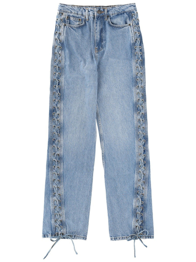 JEANS WITH LACES