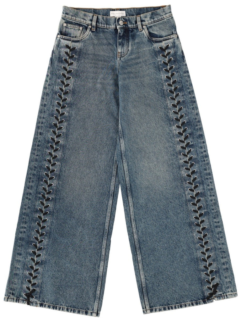 JEANS WITH LACES