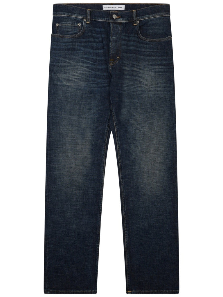 JEANS WITH LOGO PATCH