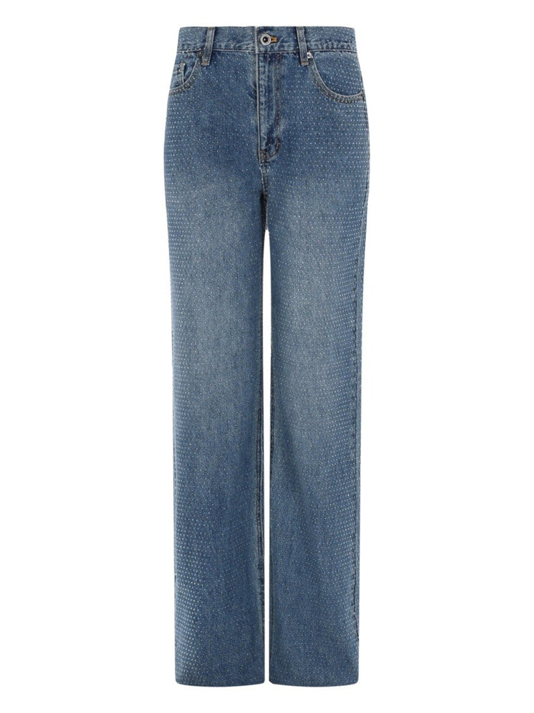 JEANS WITH RHINESTONES