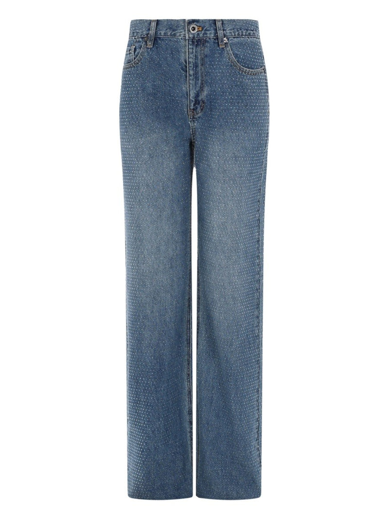 JEANS WITH RHINESTONES