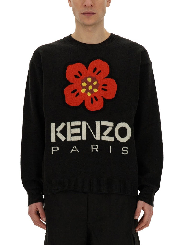 JERSEY WITH EMBROIDERY BOKE FLOWER