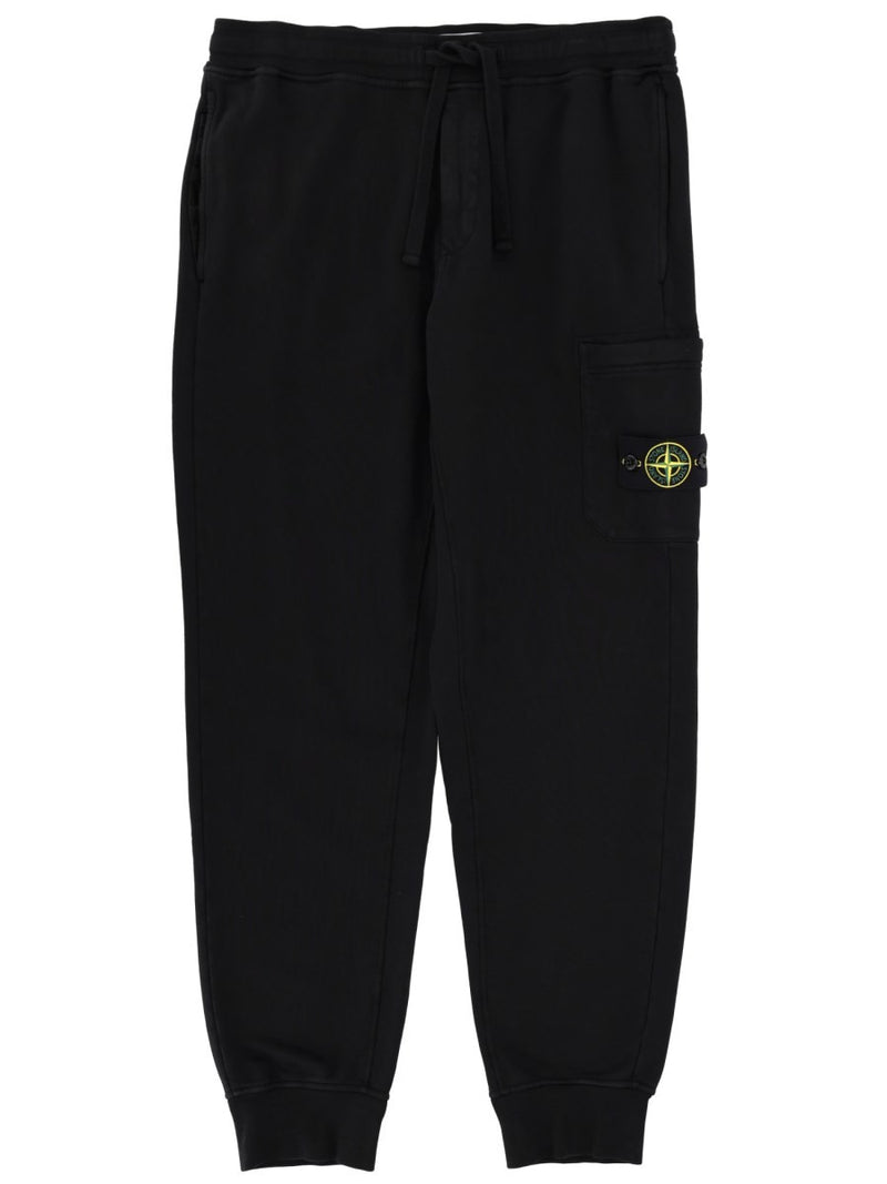 JOGGER PANTS WITH LOGO PATCH