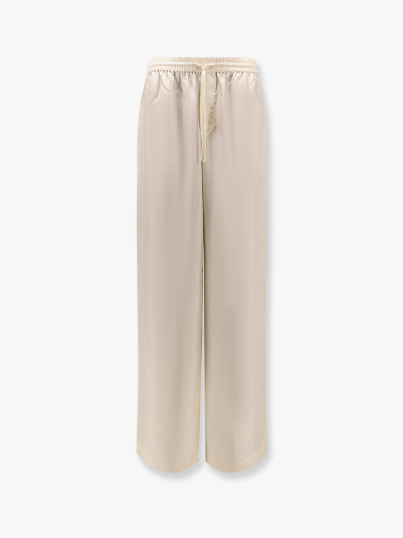 Jogger silk trousers