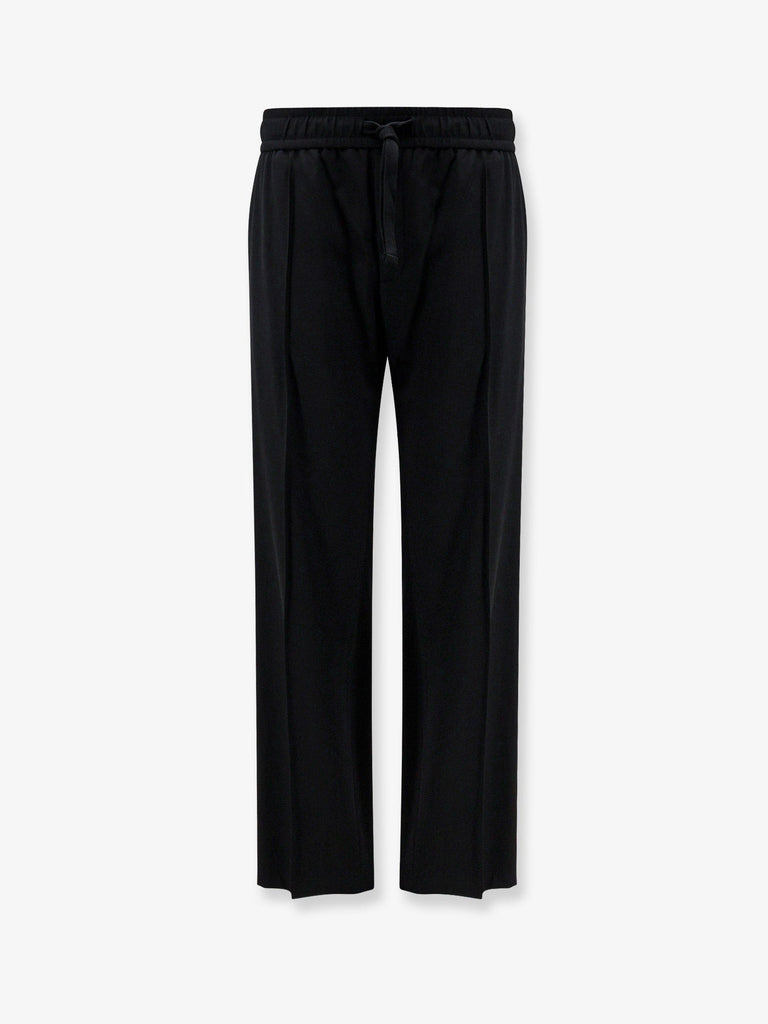 Jogging stretch virgin wool trousers