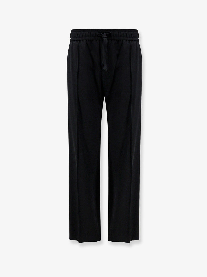 Jogging stretch virgin wool trousers