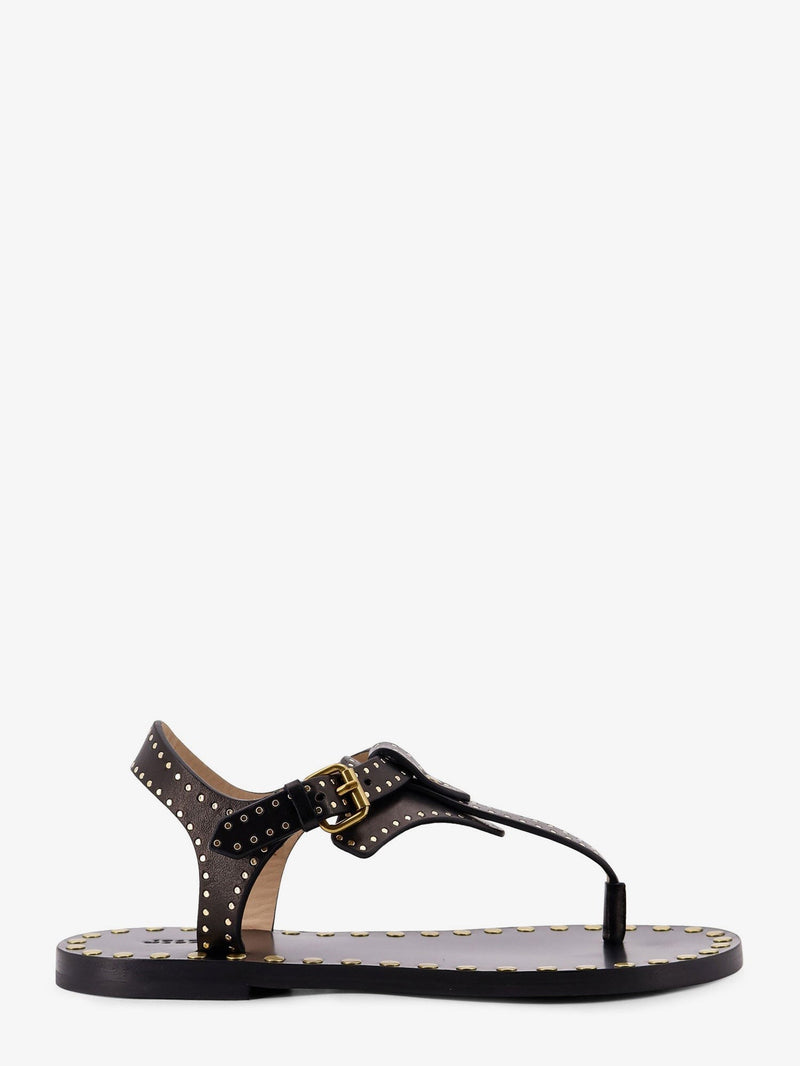 Joonya low leather sandals