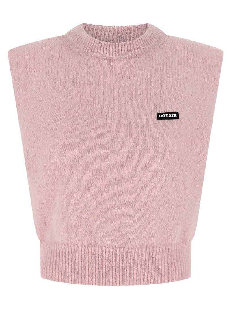 'Knit Cropped' vest