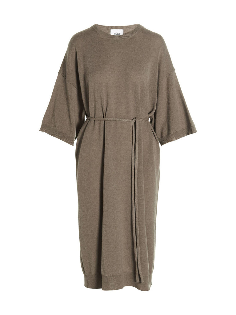 Knit long dress