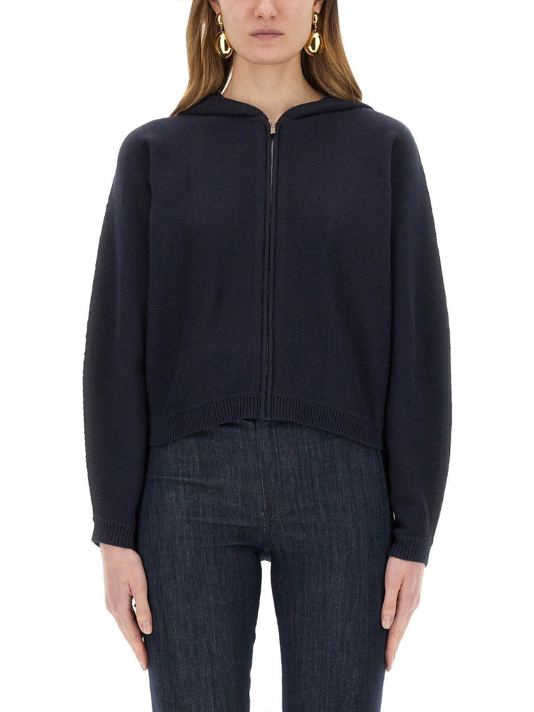 KNIT SWEATSHIRT WITH ZIPPER