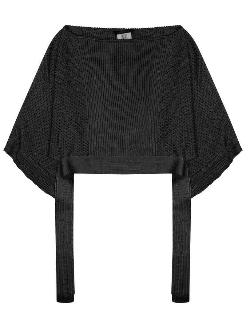 KNITTED PONCHO
