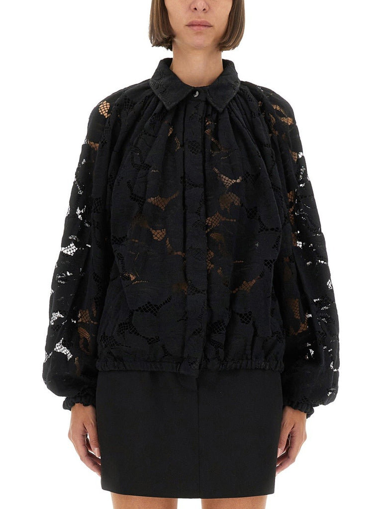 LACE BALLOON BLOUSE