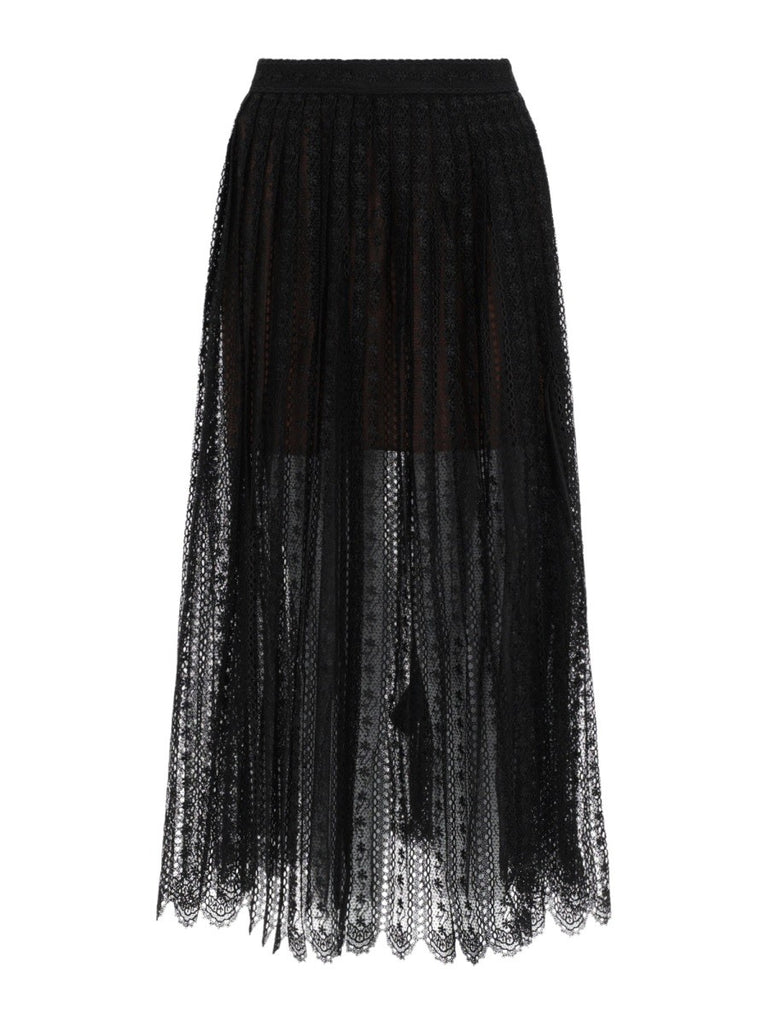 LACE MIDI SKIRT