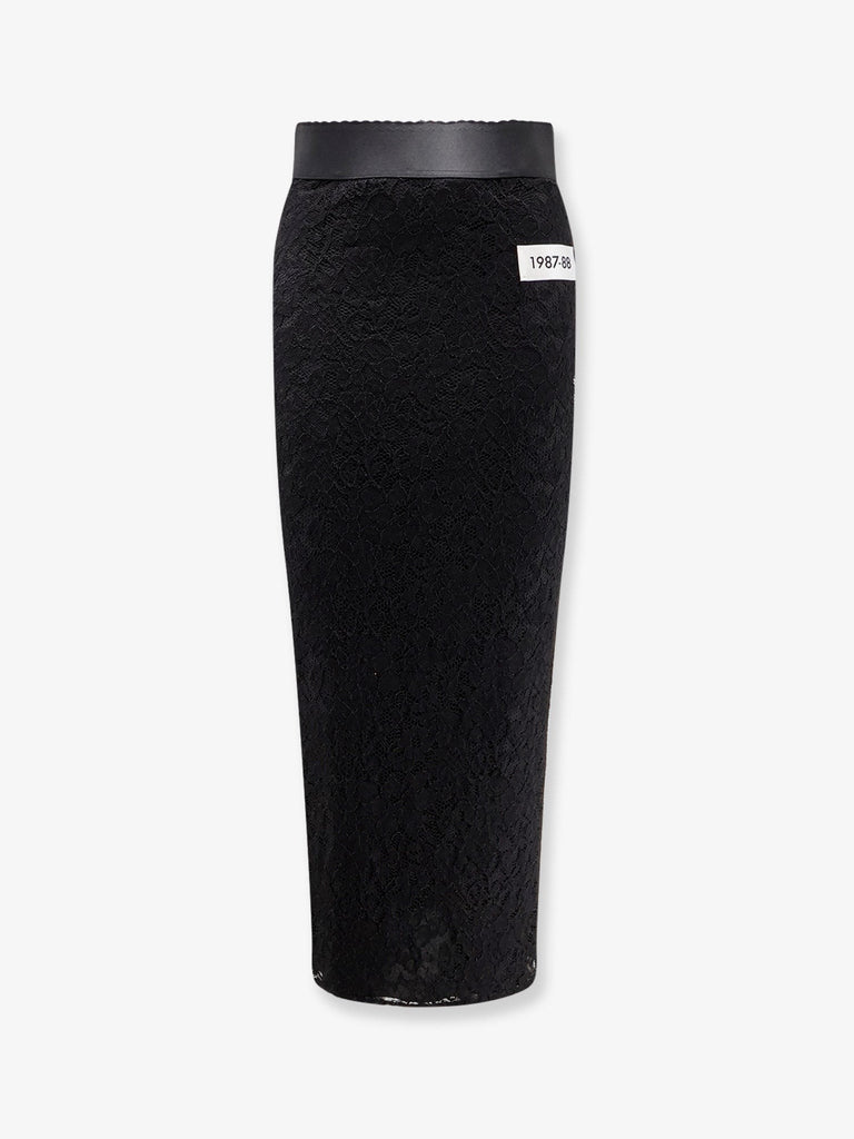 Lace midi skirt