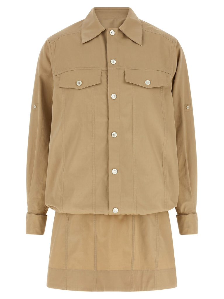 Layered construction dress