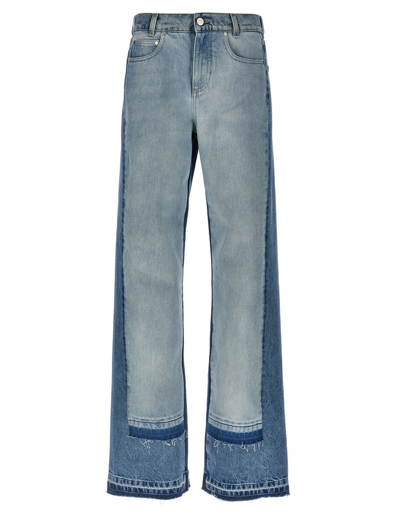 Layered jeans