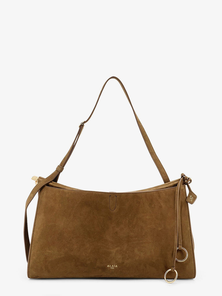 Le Click Pocket 35 nabuck shoulder bag