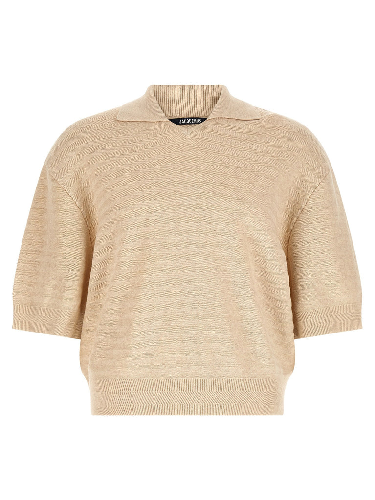 'Le Polo Maille Chevron' polo shirt