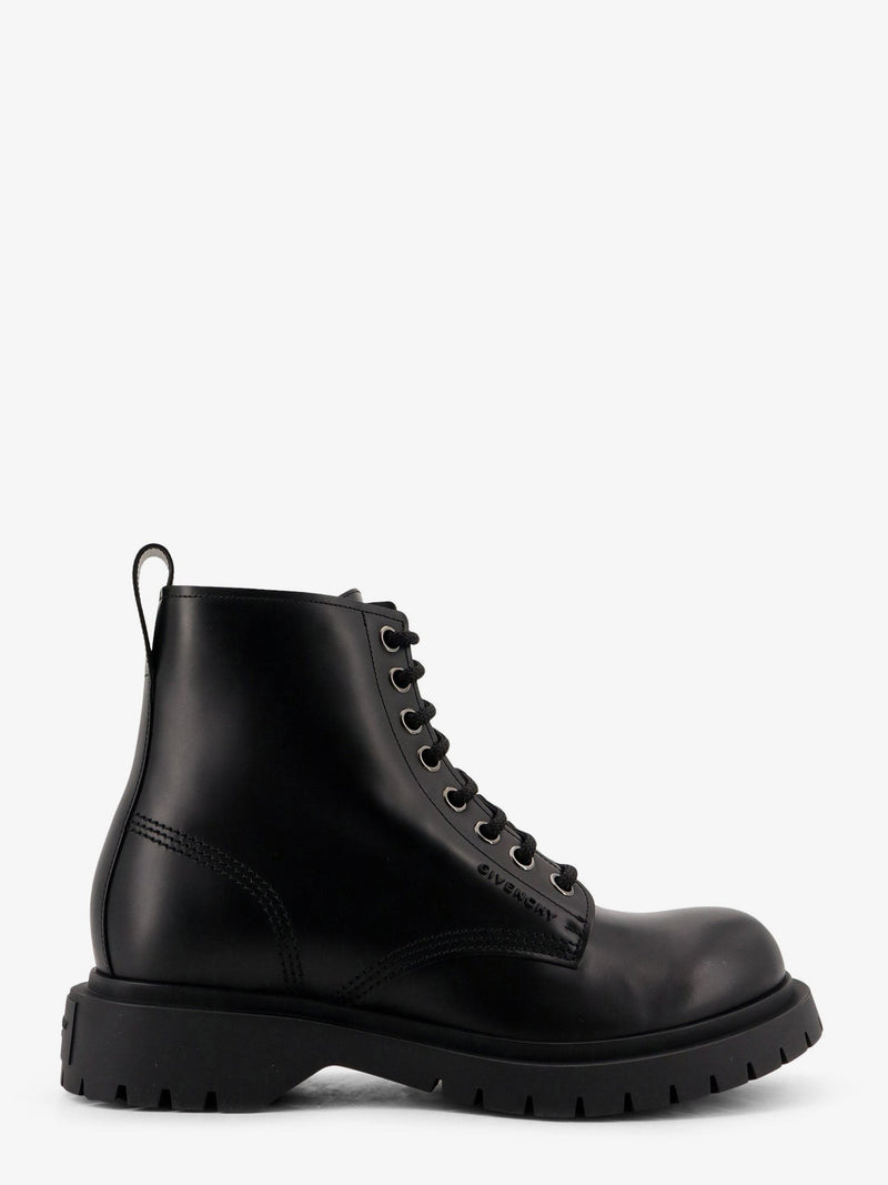 Leather ankle boots