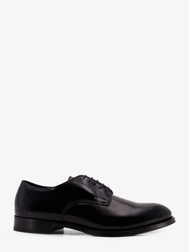Leather lace-up