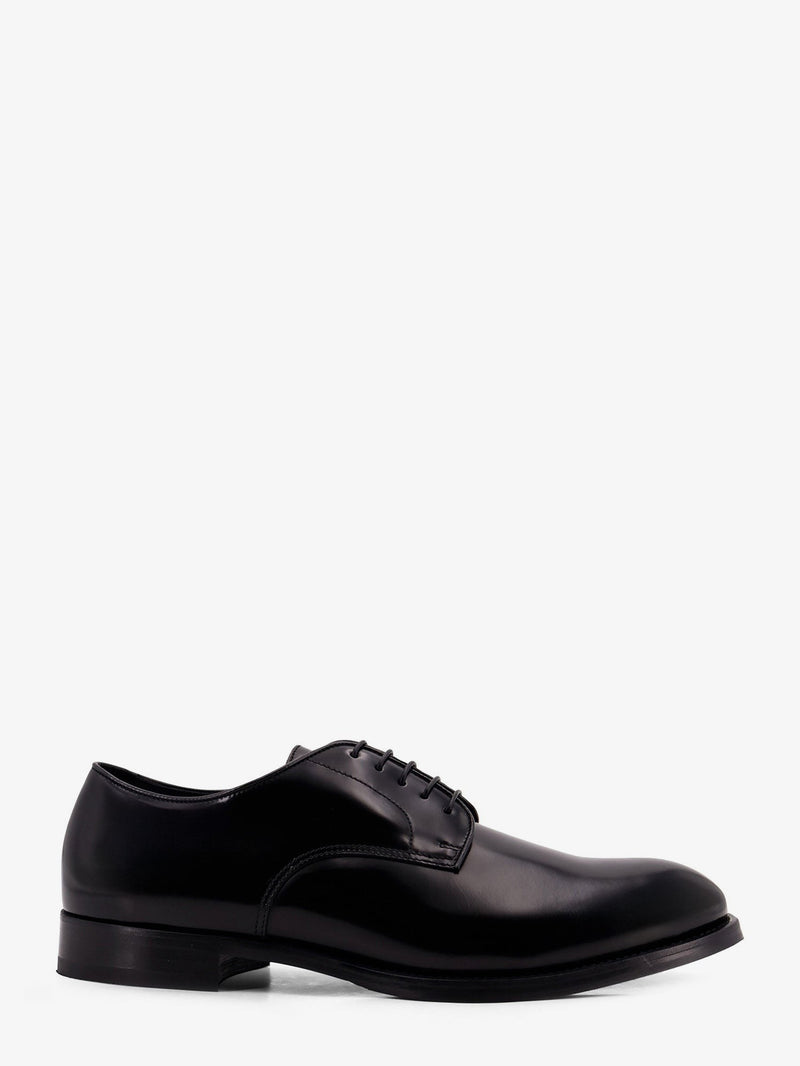 Leather lace-up