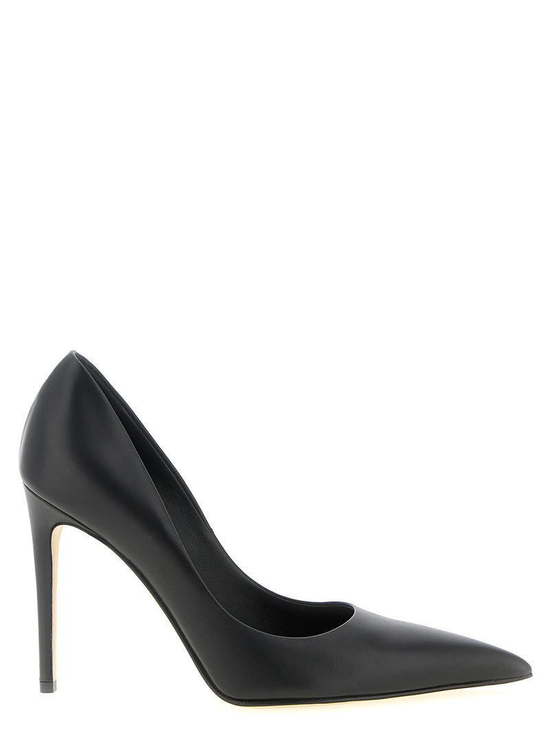 Leather pumps