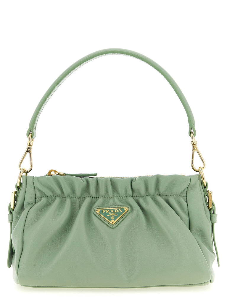 Leather shoulder bag