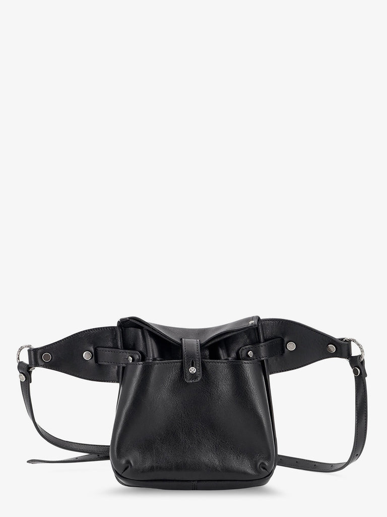 Leather shoulder bag
