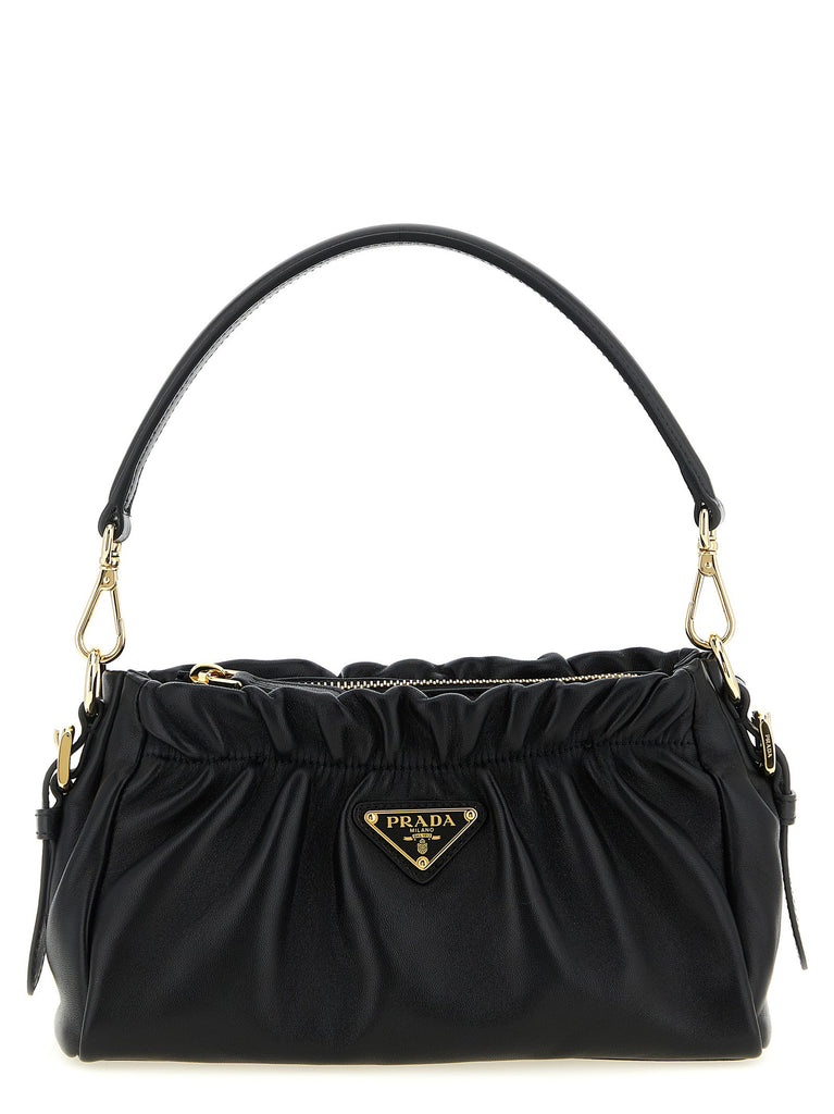 Leather shoulder bag