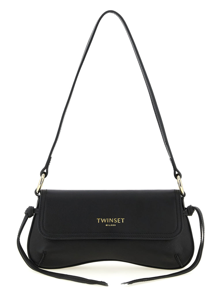 Leather shoulder bag
