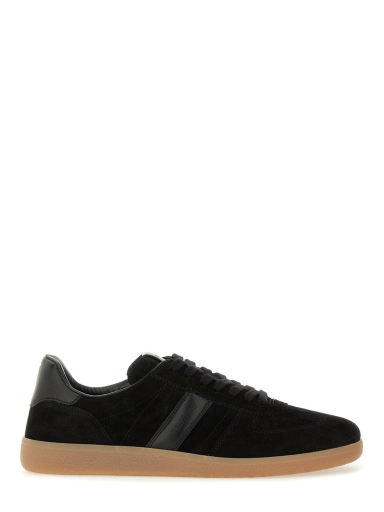 LEATHER SNEAKER WITH LOGO