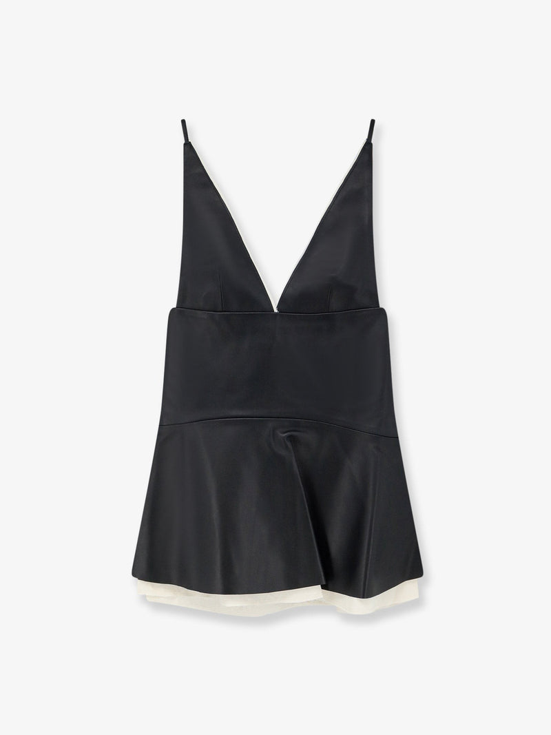 Leather top