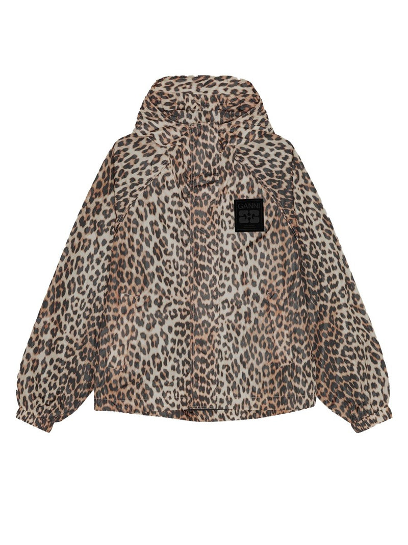 GIACCA CON STAMPA LEOPARDATA