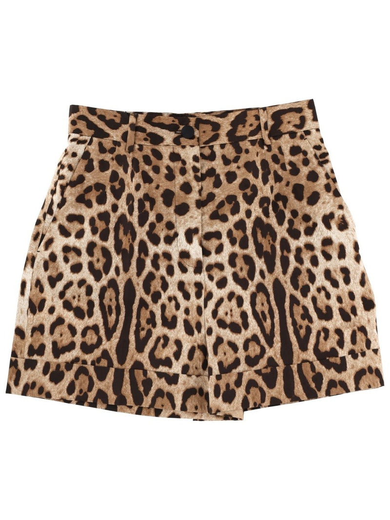 LEOPARD PRINT SHORTS