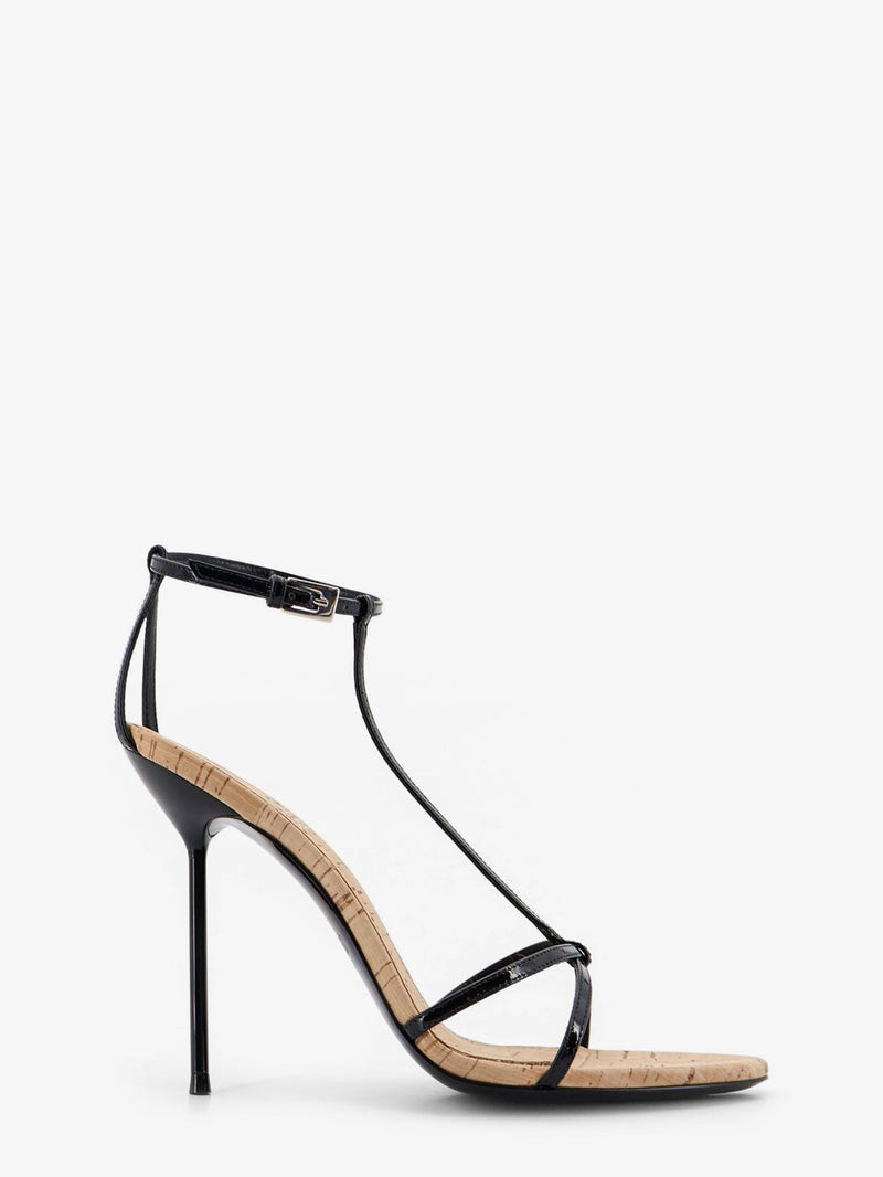 Lidia leather and cork sandals