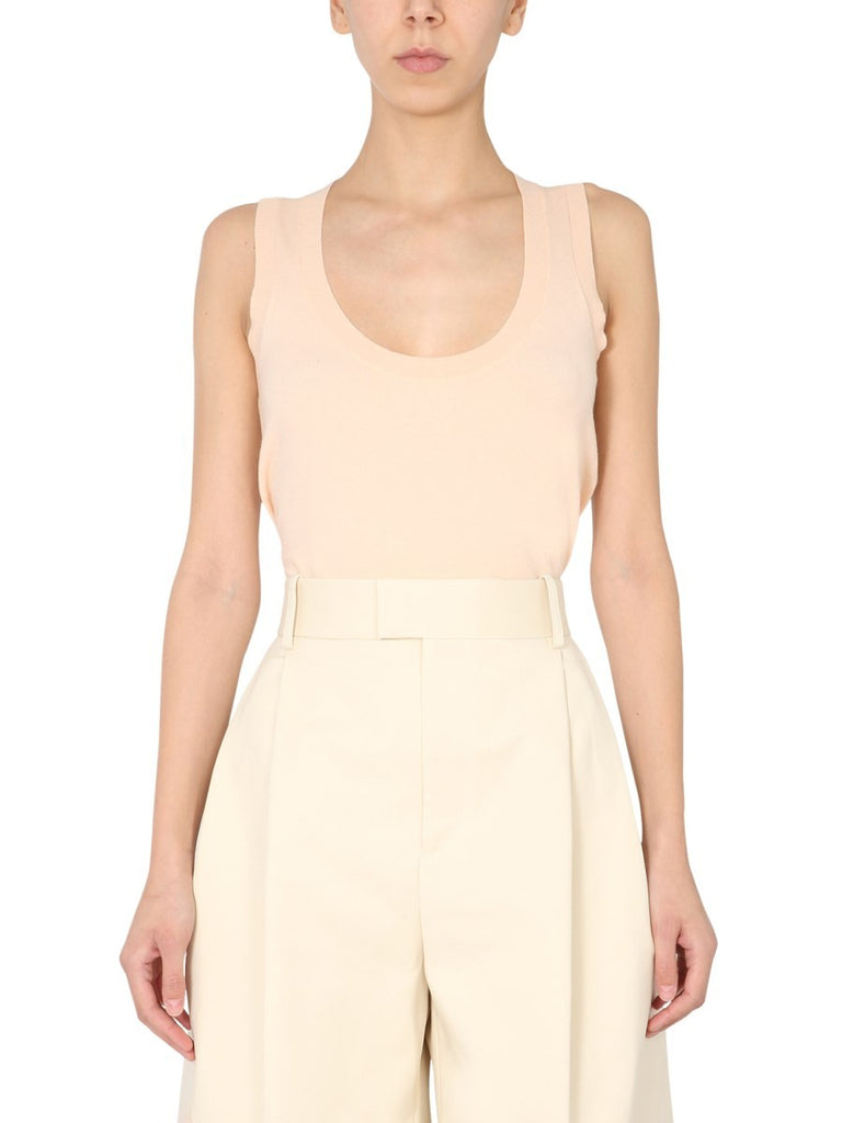LIGHT SWEATER WITHOUT SLEEVES