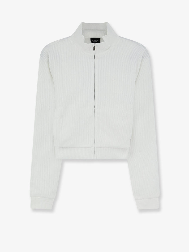 Lightweight ribbed cotton jersey sweatshirt