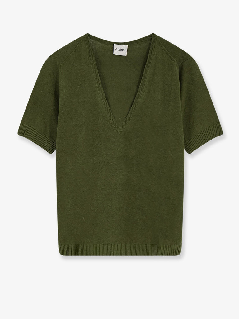 Linen and cotton blend sweater