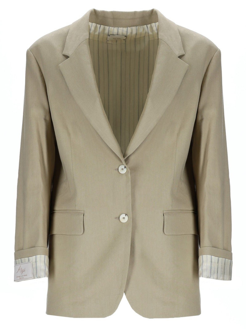LINEN BLEND BLAZER