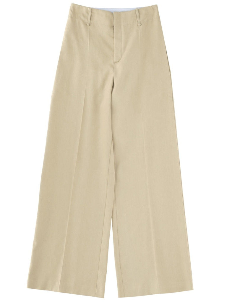 LINEN BLEND TAILORED PANTS