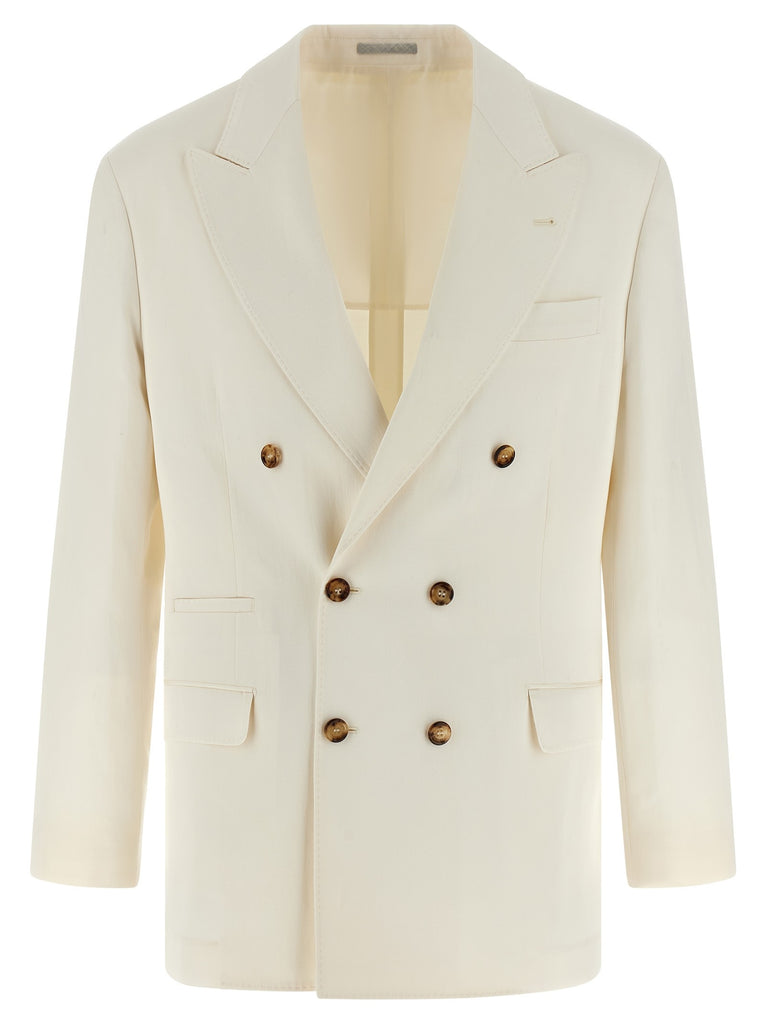 Linen silk blazer