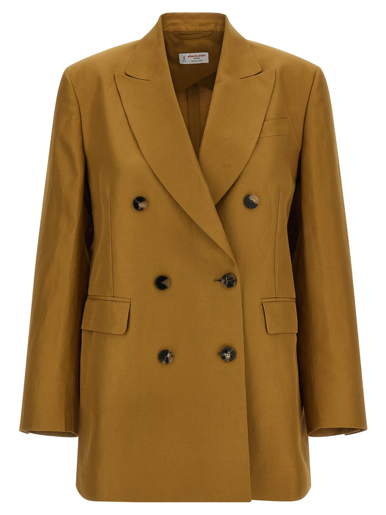 Linen viscose blazer