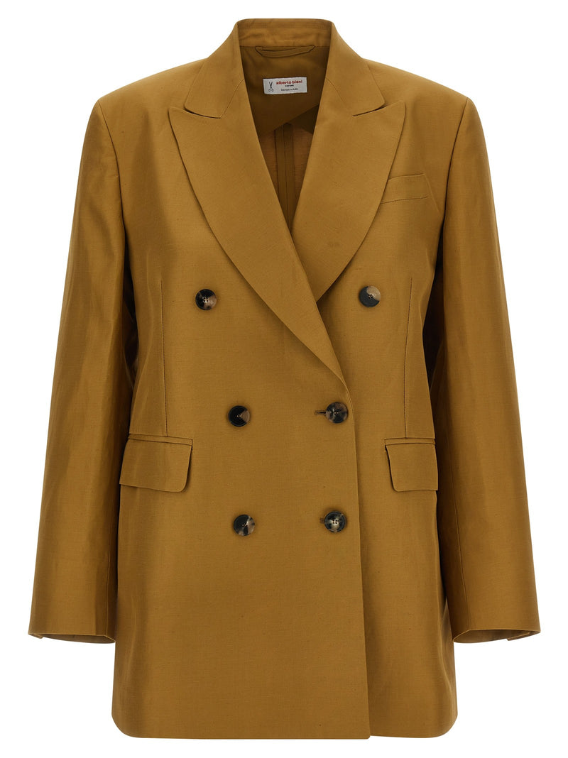 Linen viscose blazer